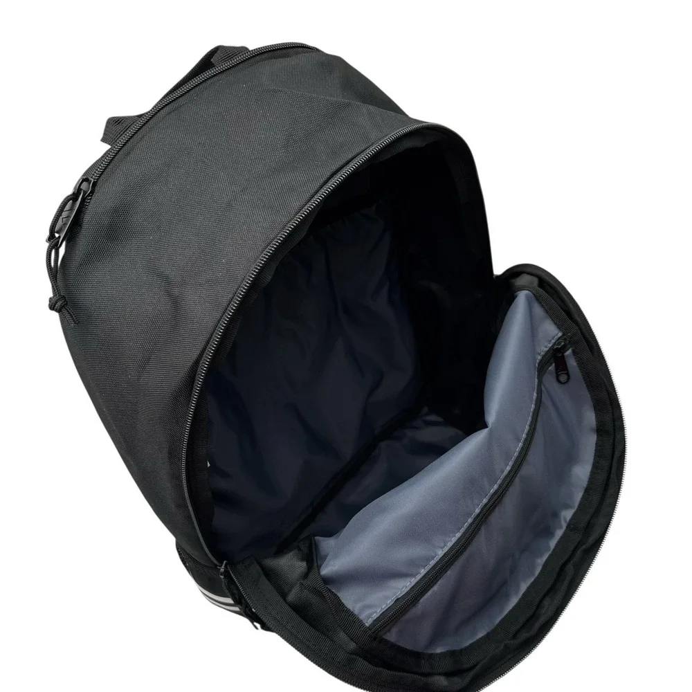 Adidas Classic 3S 5 Unisex School Backpack Fits 16" Laptop Black White Stripes - Picture 10 of 13